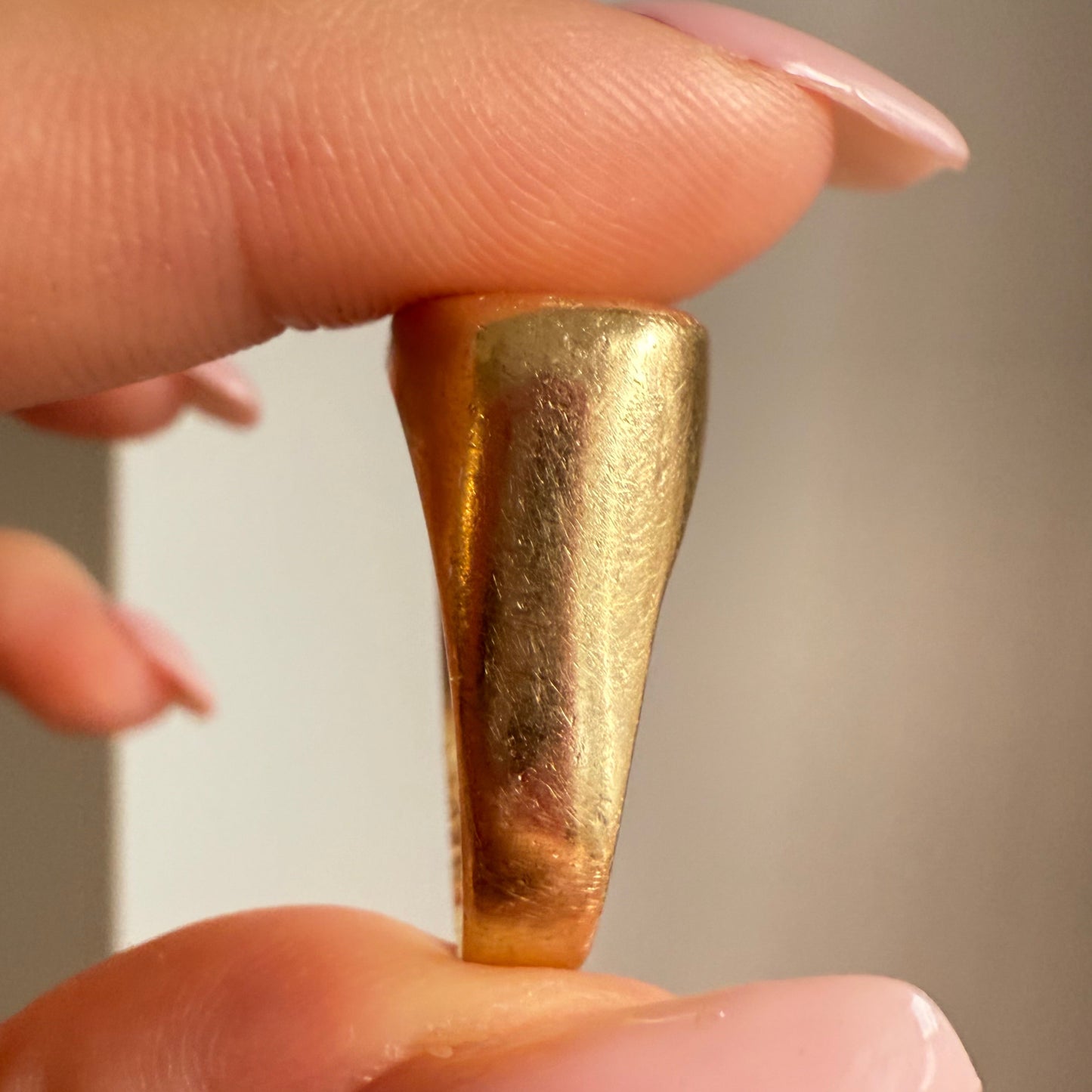 Vintage 14k Solid Signet Ring