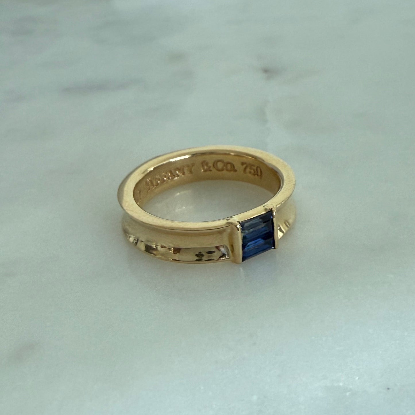 Vintage Tiffany & Co. 18k Sapphire Ring
