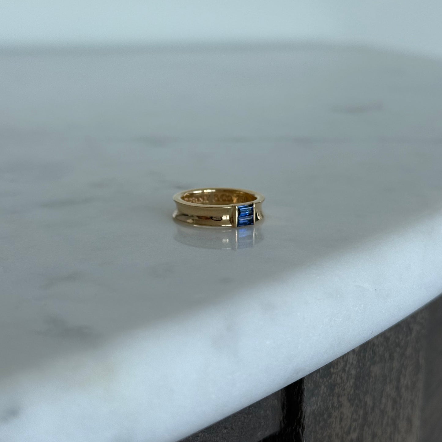 Vintage Tiffany & Co. 18k Sapphire Ring
