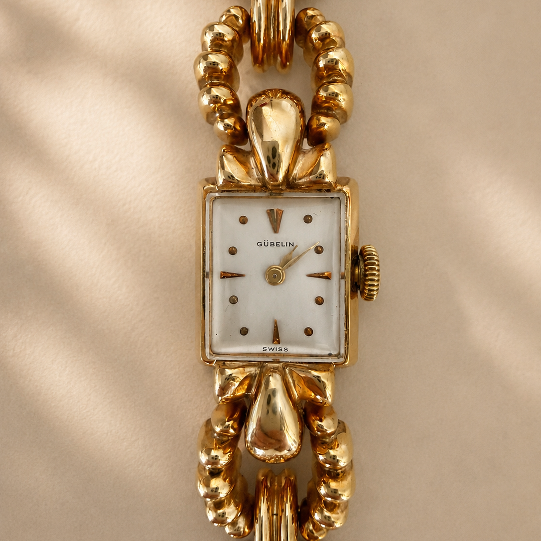 Vintage 50's Gübelin 18k Watch