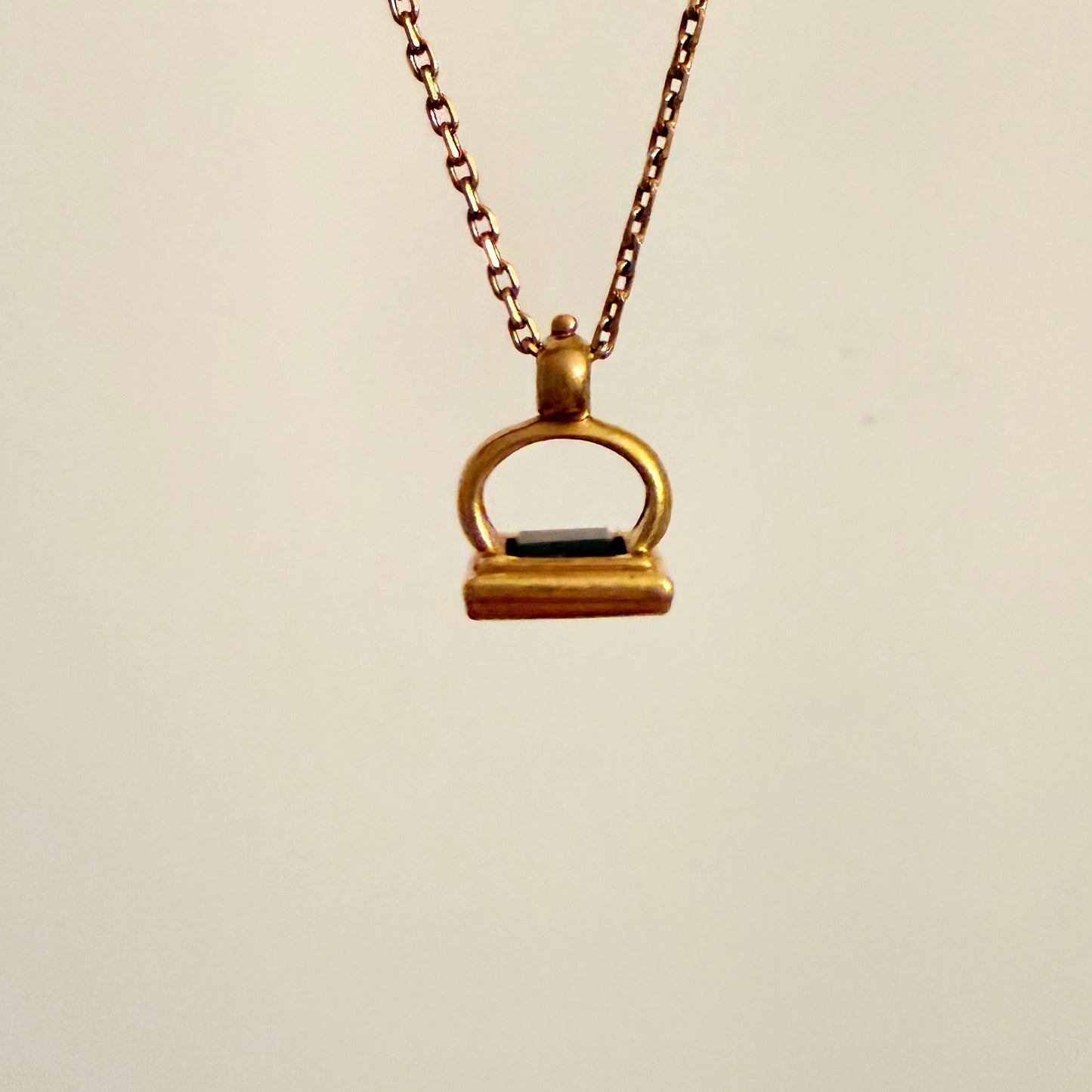 Vintage Serpentine Bear Fob