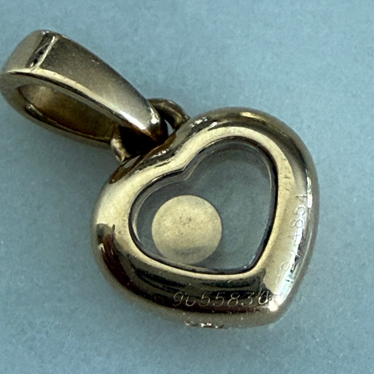 Vintage 18k Chopard Diamond Heart Charm
