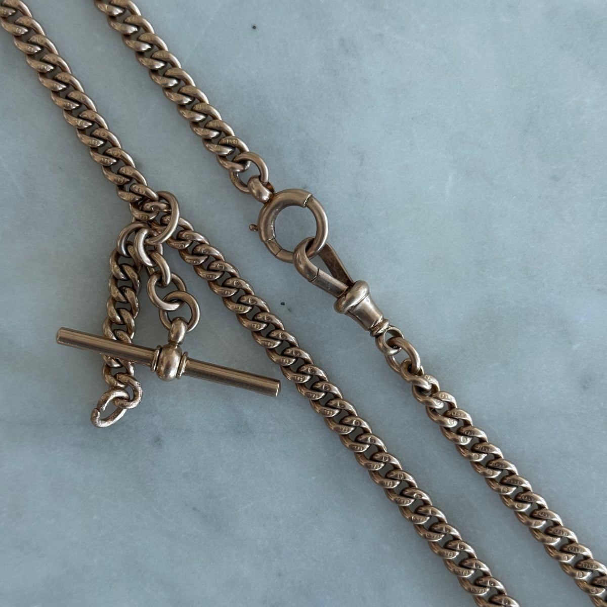 Antique 9k Albert Chain
