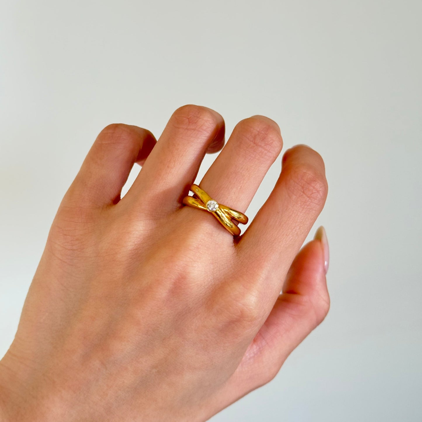 Vintage Tiffany & Co. 18k Paloma Picasso Diamond Ring