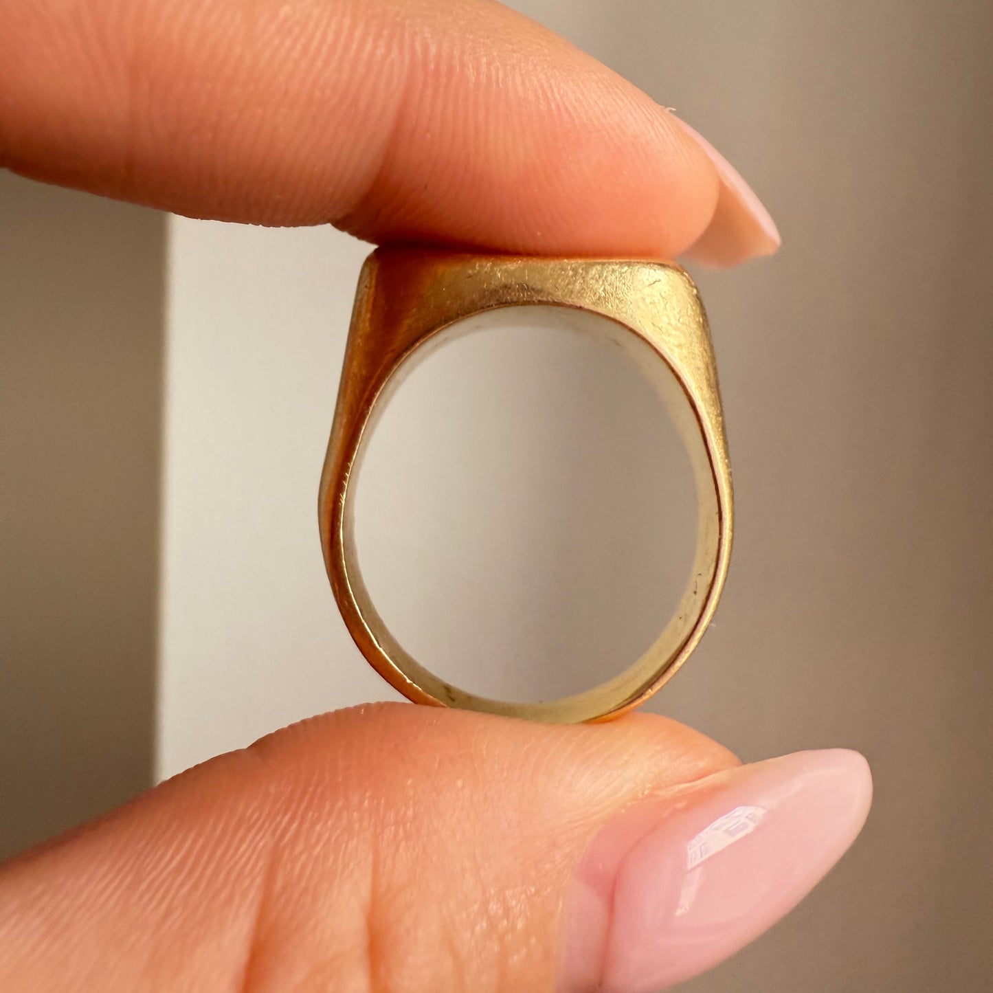 Vintage 14k Solid Signet Ring