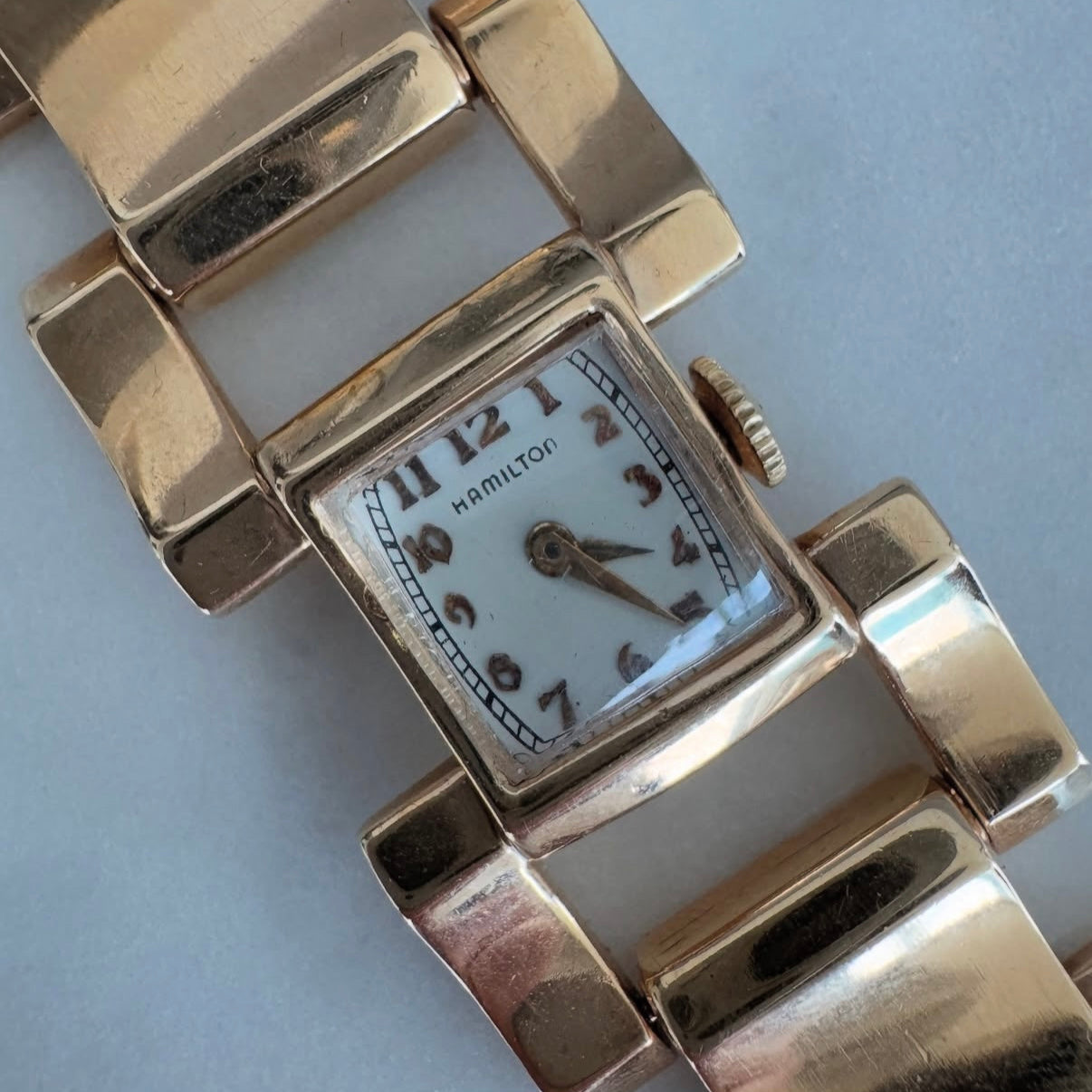 Retro 14k Hamilton Manual Winding Watch