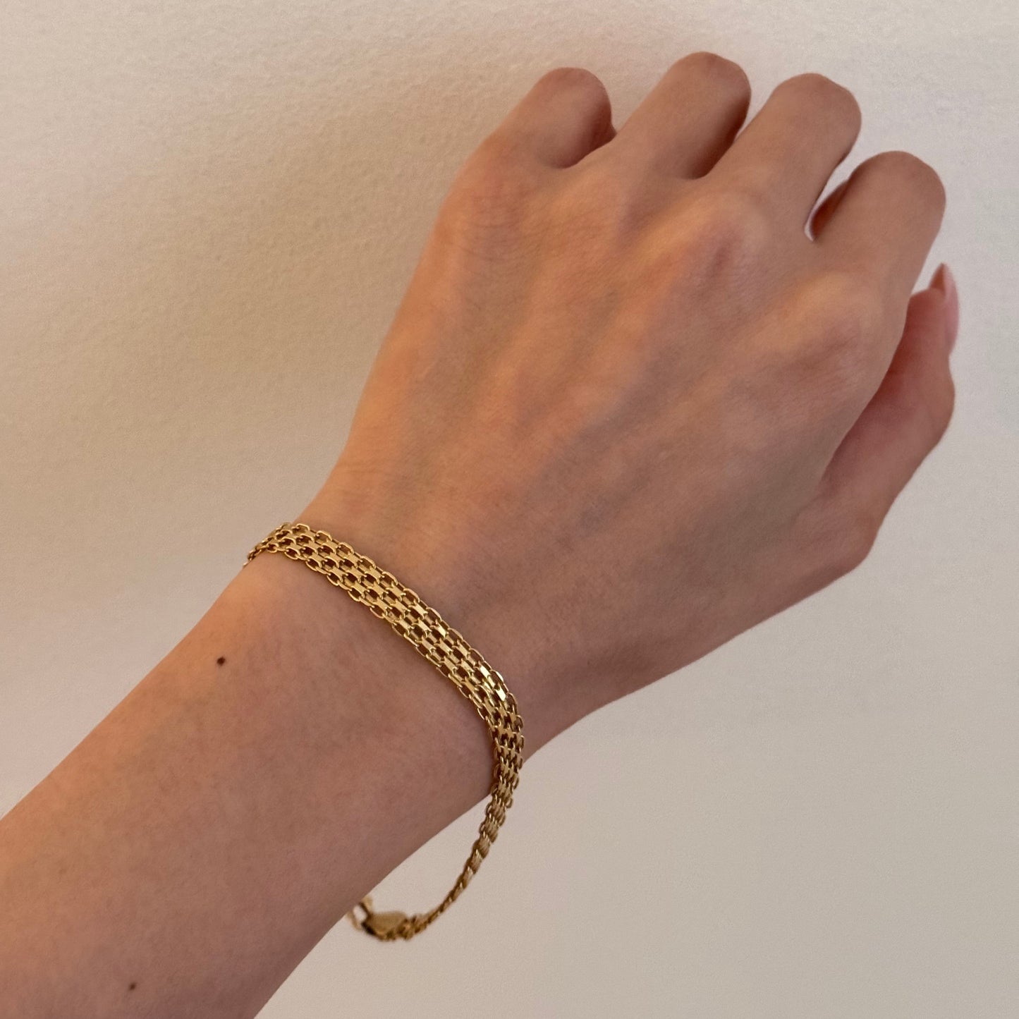 Vintage Italian 14k Bismarck Bracelet