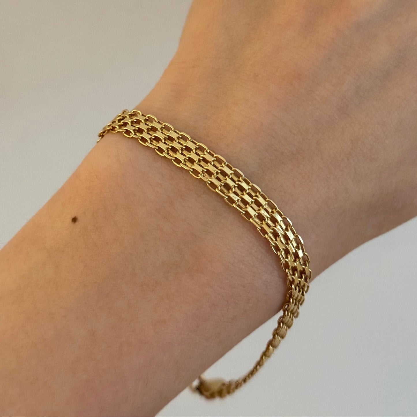 Vintage Italian 14k Bismarck Bracelet