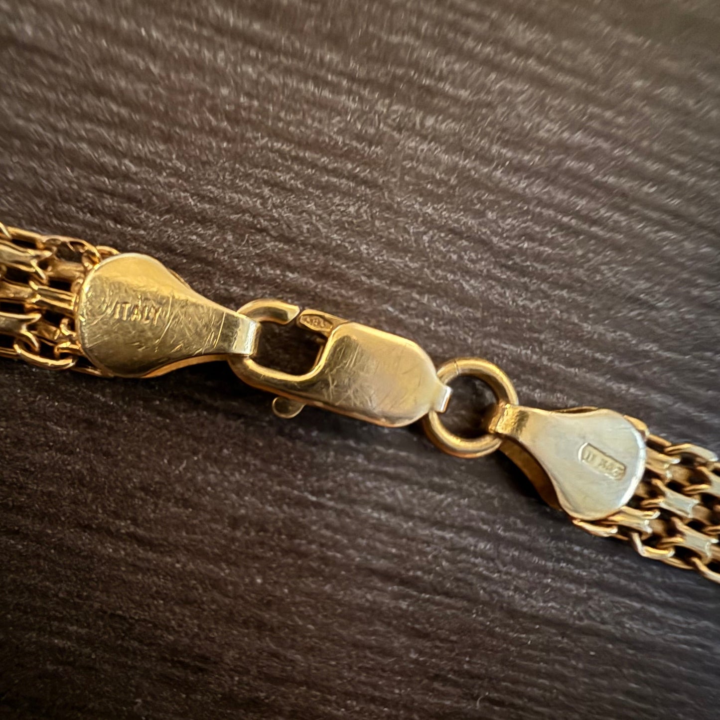 Vintage Italian 14k Bismarck Bracelet